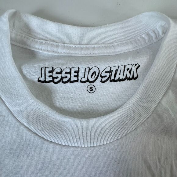 Jesse Jo Stark Chrome Hearts White Rot Away Wish I Was Dead Graphic Tee S - Picture 6 of 9